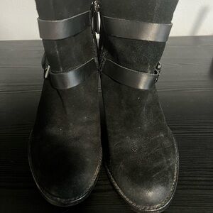 Ivanka, Trump black suede booties size 6 1/2
